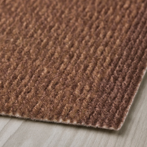 KLAMPENBORG Door mat, indoor, brown, 35x55 cm