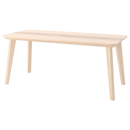 LISABO Coffee table, ash veneer, 118x50 cm