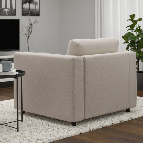 VIMLE Armchair, Gunnared beige