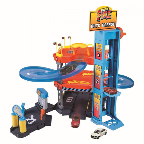 Auto Garage Playset Street Fire Auto 3+