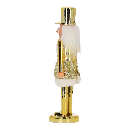 Nutcracker Christmas Decoration 28cm, hat, gold