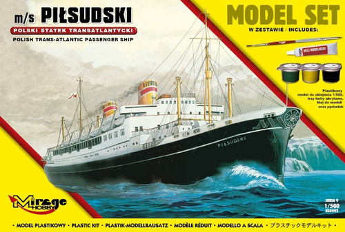 Mirage Plastic Model Kit Polish Pilsudski Ship 14+