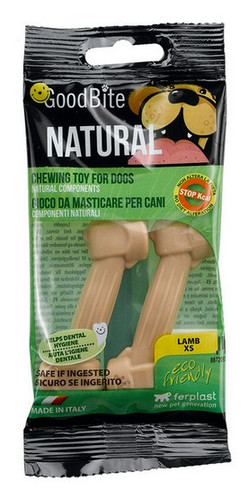 Ferplast GoodBite Natural Dog Chewing Toy Lamb 2pack XS 15g