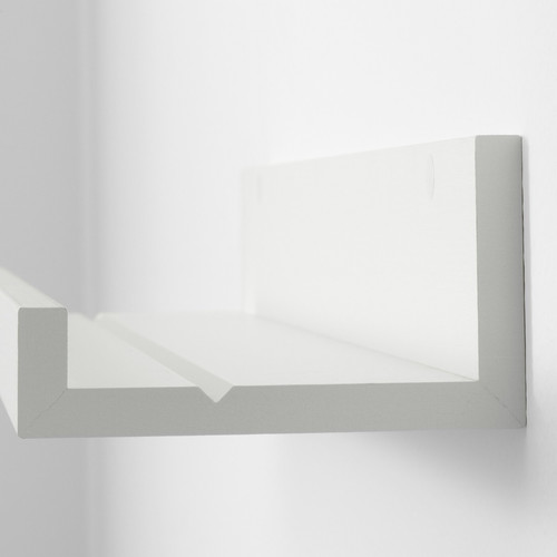 MOSSLANDA Picture ledge, white, 115 cm