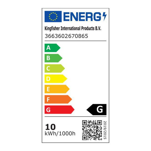 Diall LED Bulb A60 E27 10W 806lm RGBW 3 in 1