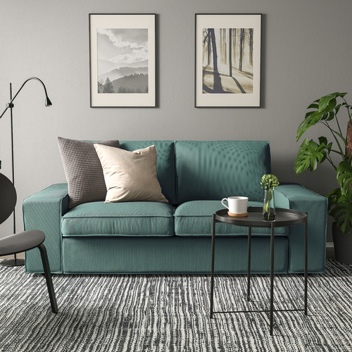 KIVIK 2-seat sofa, Kelinge grey-turquoise