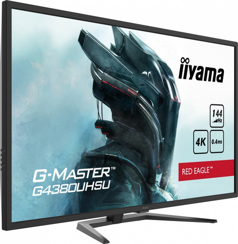 Iiyama 43" Monitor G4380UHSU-B1 4K, VA, 2xHDMI, DP, 0,4ms, 550cd/m2, USB3.0