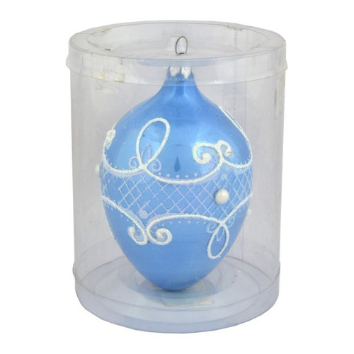 Christmas Decoration Imperial Egg, 1pc, random colours, glass