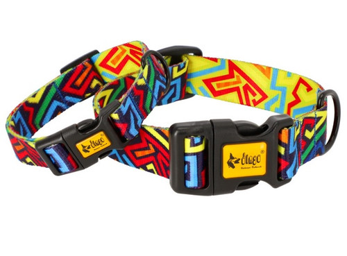 Dingo Adjustable Dog Collar City - Graffiti 2.0cm/45cm