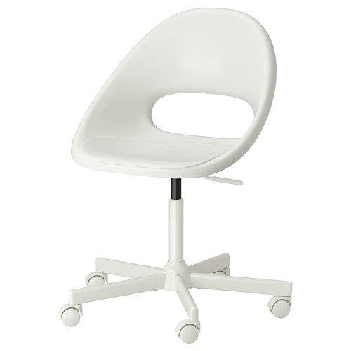 LOBERGET / MALSKÄR Swivel chair, white