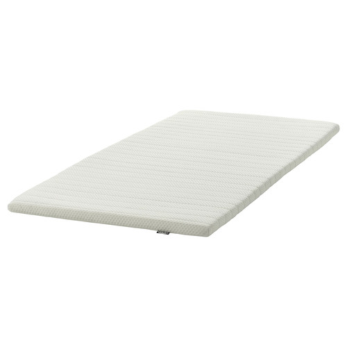 NISSEHOLM Mattress pad, white, 90x200 cm