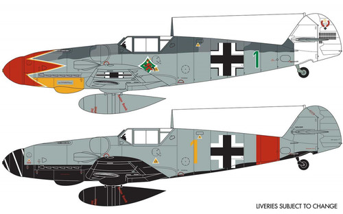 Airfix Model Kit Messerschmitt BF109G-6 1/72 14+