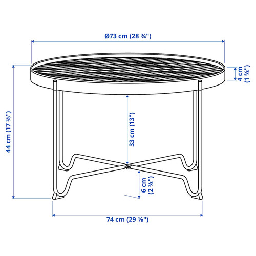 KROKHOLMEN Coffee table, outdoor