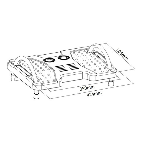 MacLean Ergonomic Footrest ER-412