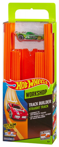 Hot Wheels® Track Builder Straight Track With Car BHT77, assorted models, 4+