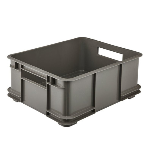 GoodHome Storage Container Box Ando L 20.5 l, grey