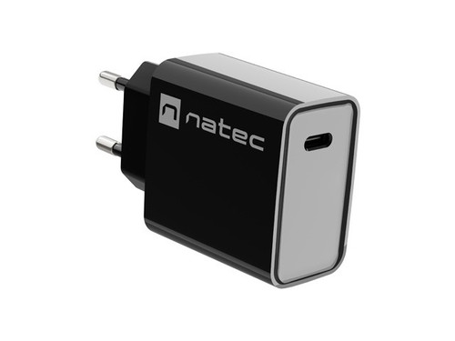 Natec Wall Charger EU Plug USB Charger Ribera EU Plug 1x USB-C