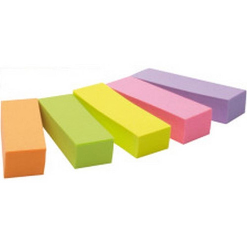 Post-it® Notes Markers 15x50mm 5 Colours 100pcs, neon