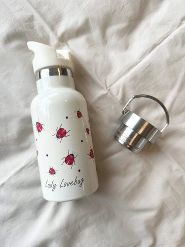 Vanilla Copenhagen Insulated Water Bottle 350ml Lady Lovebug