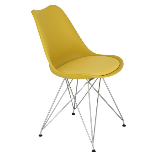 Dining Chair Norden DSR PP, yellow