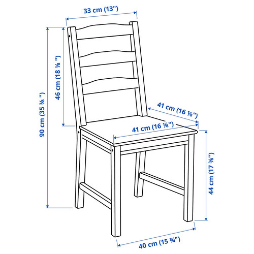 JOKKMOKK Chair, antique stain