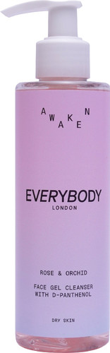 EVERYBODY Awaken Face Gel Cleanser Rose & Orchid 93% Natural 200ml