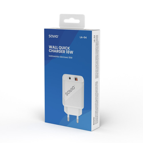 Savio Wall Charger USB LA-04 EU Plug