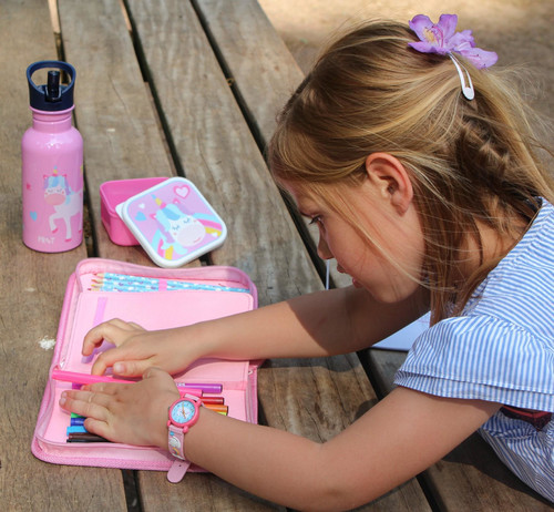 Pret Snack Box Set Lunch Box 3in1 Pink Unicorn