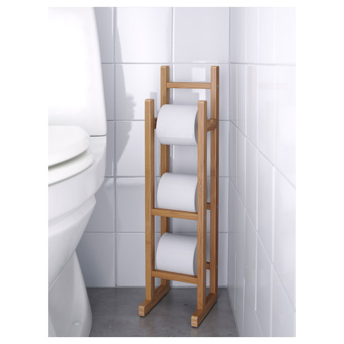 RÅGRUND Toilet roll stand, bamboo