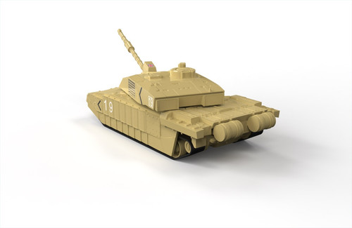 Airfix Model Kit Quickbuild Challenger Tank Desert 5+