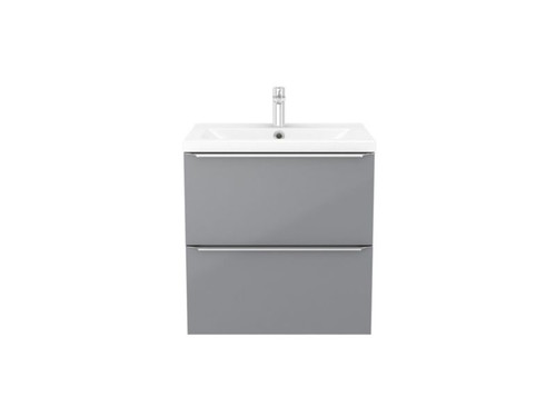 Wall-mounted Basin Cabinet GoodHome Imandra 60cm, grey