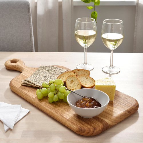 ARTISTISK Chopping board, oak, 59x25 cm