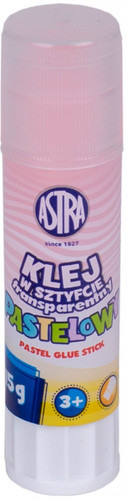 Astra Transparent Glue Stick Pastel 15g x 24pcs