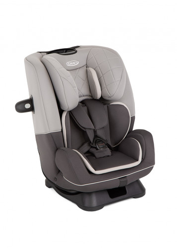 Graco 2in1 Convertible Car Seat SlimFit R129 Iron 40-145cm / 0-12y