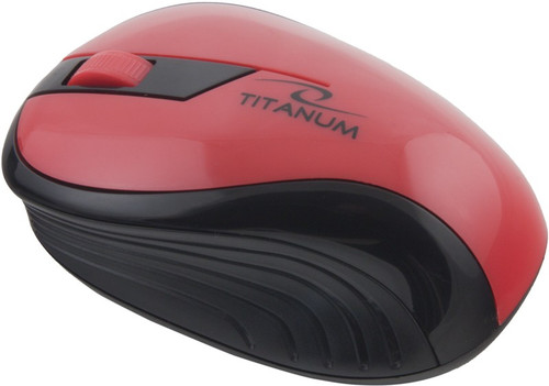 Esperanza Wireless Optical Mouse 1000DPI TM114R, red-black