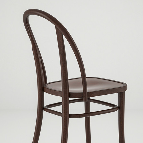 NACKANÄS / SKOGSBO Table and 4 chairs, acacia/dark brown, 140 cm