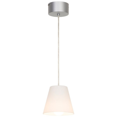 GoodHome Pendant Lamp Syenite E27 16cm, silver