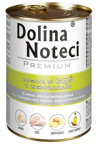 Dolina Noteci Premium Wet Dog Food with Goose & Potatoes 400g