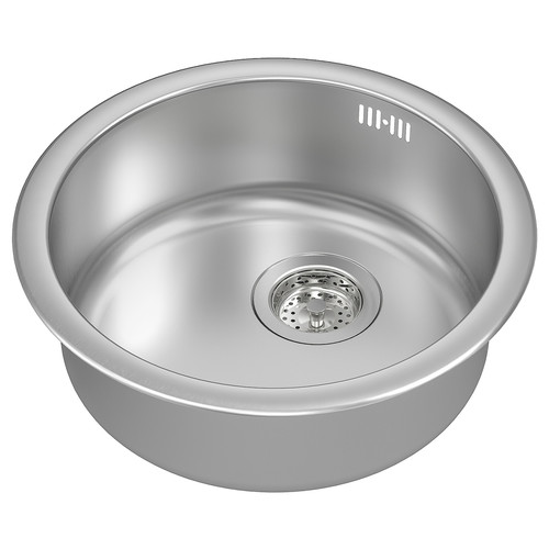 BOHOLMEN Inset sink, 1 bowl