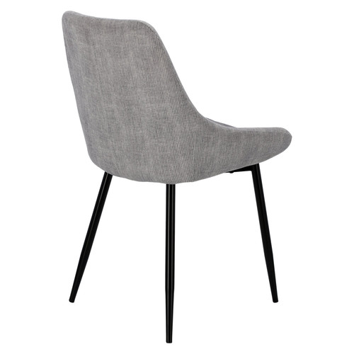 Upholstered Chair Floyd, corduroy, grey