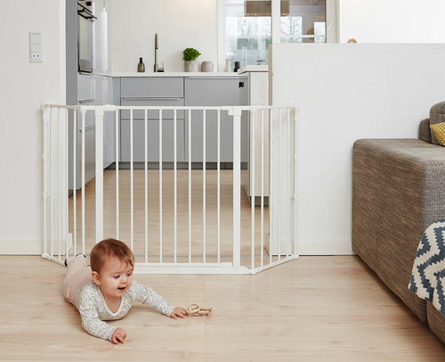 Baby Dan Safety Gate Flex M 90 - 146 cm, white