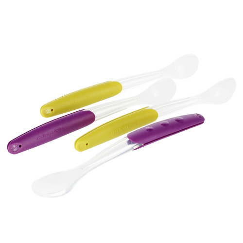 NUK Soft Feeding Spoon 2pcs 4m+, green