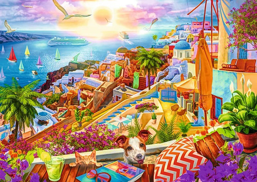 Trefl Jigsaw Puzzle Premium Santorini 1000pcs