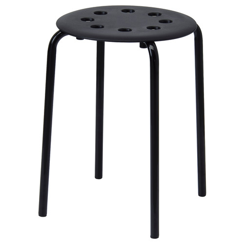 MARIUS Stool, black