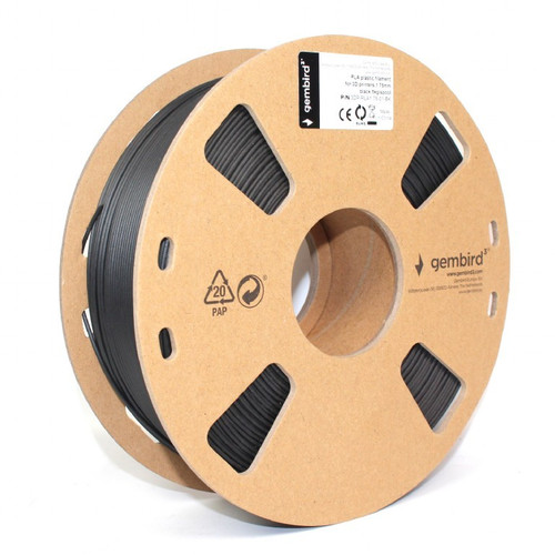 Gembird 3D Printer Filament PLA/1.75 mm/1kg/black