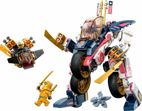 LEGO Ninjago Sora's Transforming Mech Bike Racer 8+