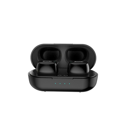 Awei Stereo Headphones Bluetooth 5.0 with Dock Station T13 TWS, black