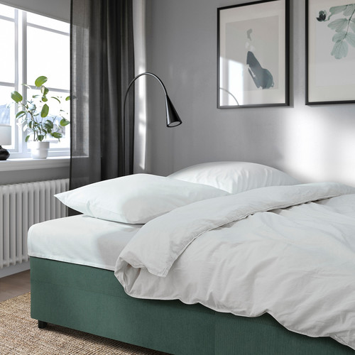 DÅNHULT 3-seat sofa-bed, Kelinge grey-turquoise