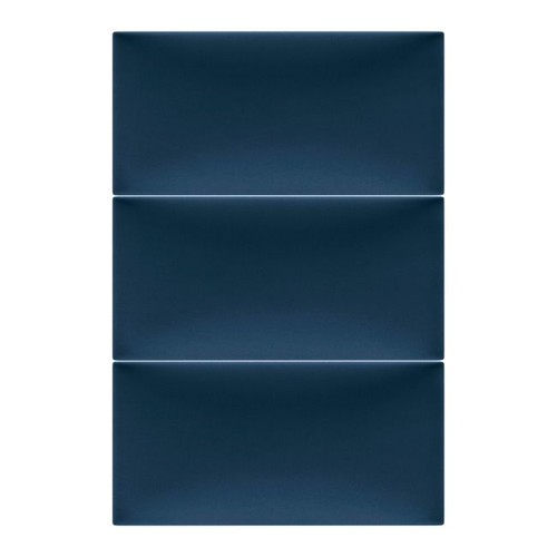 Upholstered Wall Panel Rectangle Stegu Mollis 60x30cm, dark blue