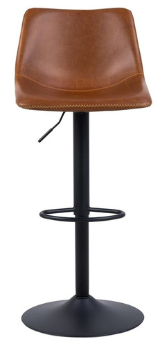 Bar Stool Oregon high PU, brandy